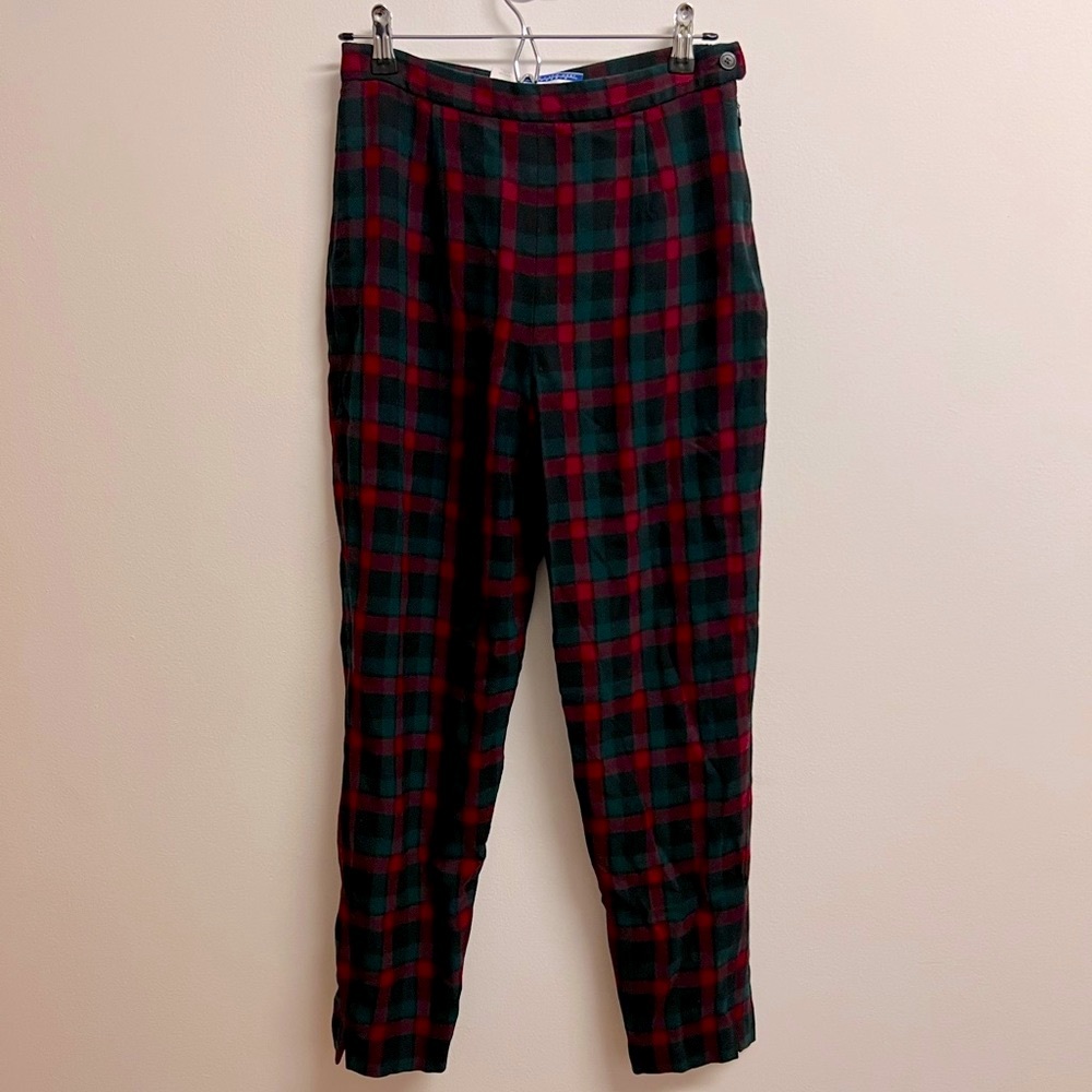 100% Virgin Wool Vintage Pendleton Checkered Pants